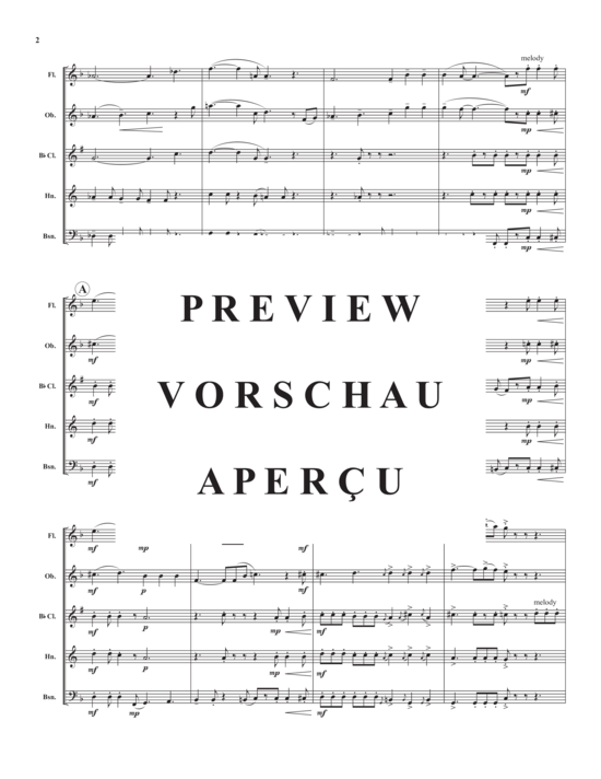 Produktgalerie: Seite 4 von 17 Whisper Me Your Dreams , , (Holzbläserquintett)