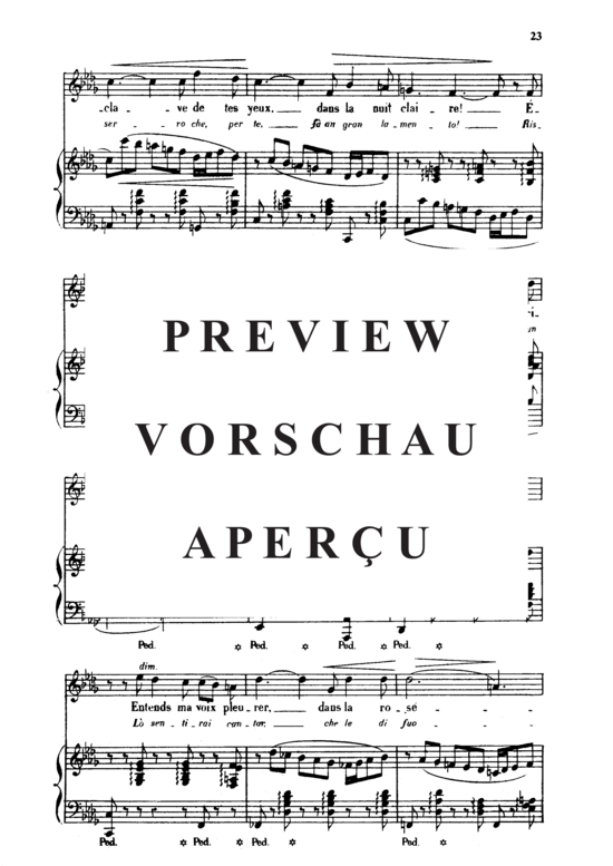 gallery: Sérénade toscane Op. 3 No.2 , , (Gesang mittel + Klavier)