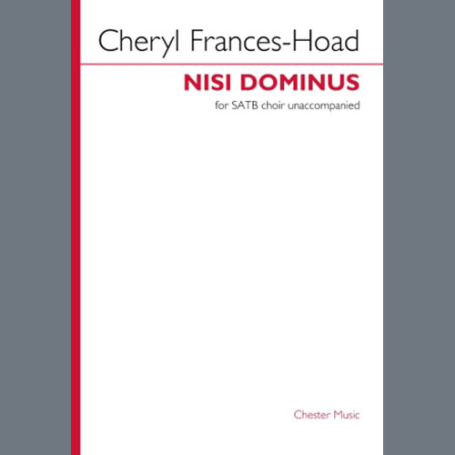 cover: Nisi Dominus, Cheryl Frances-Hoad, Chor
