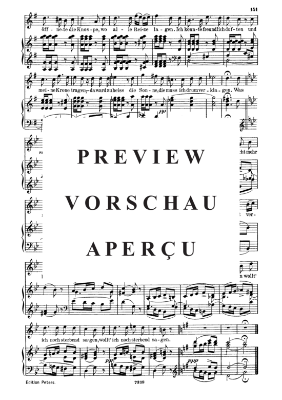 Product gallery: Page 3 of 3 Die Rose D.745, , Medium Voice and Piano