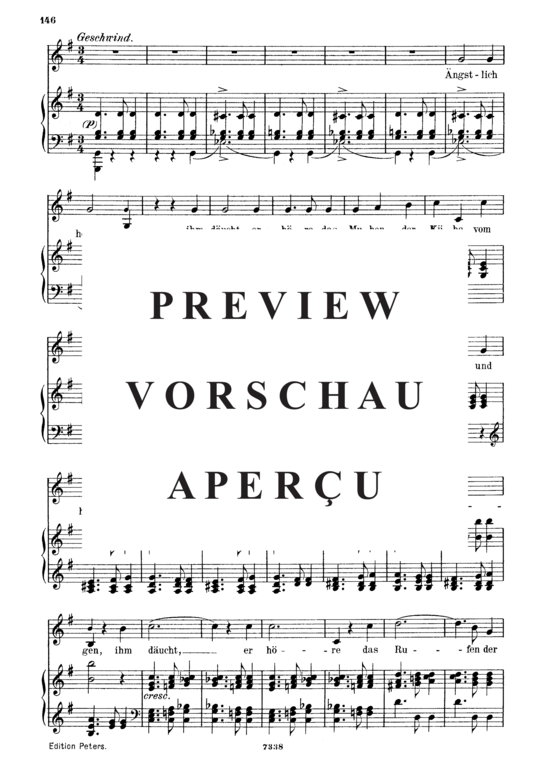 Product gallery: Page 6 of 9 Das Heimweh D.851, , Medium Voice and Piano