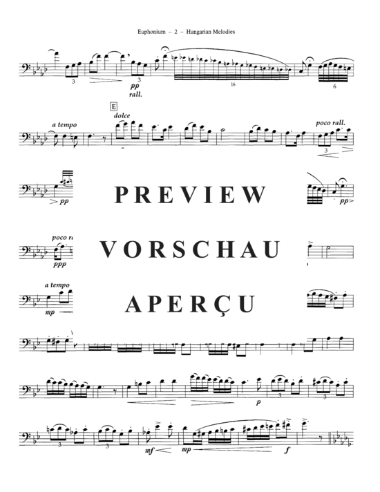 gallery: Hungarian Melodies , , (Euphonium/Kornett + Klavier)