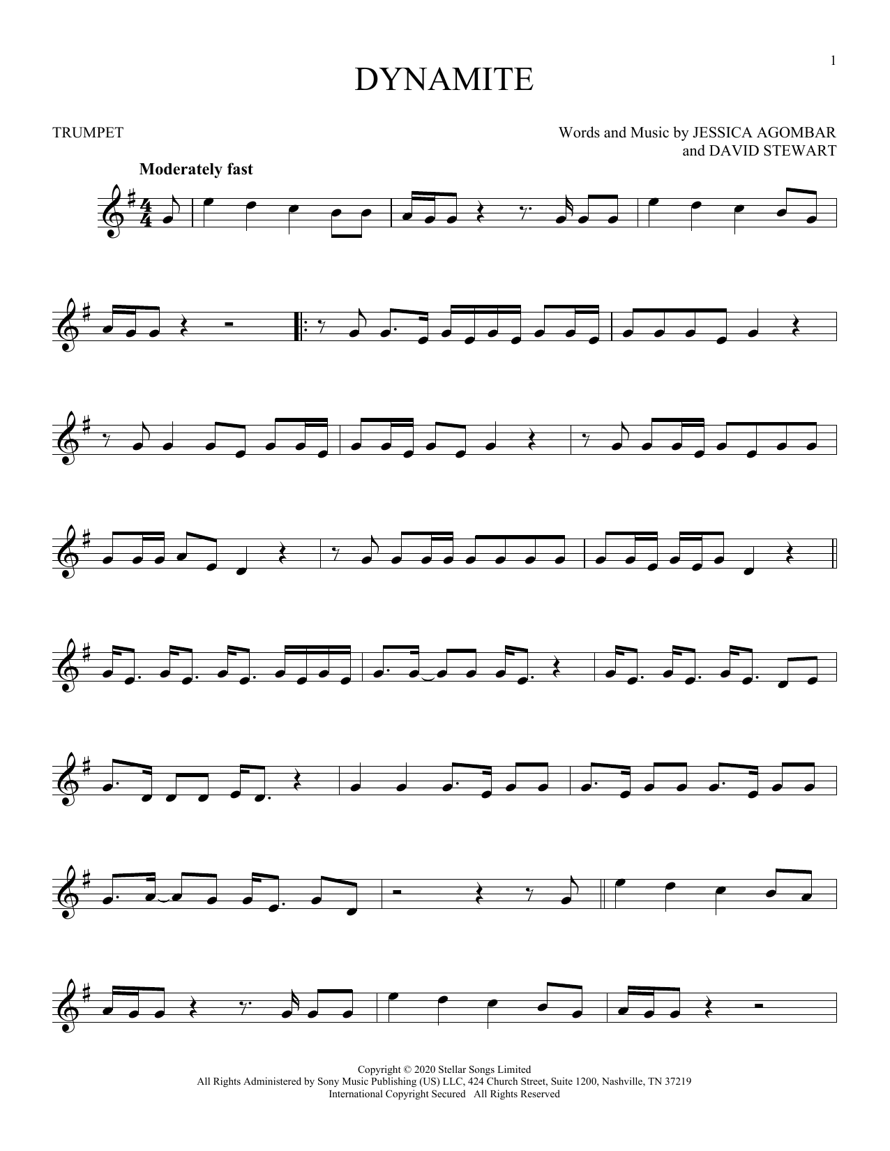 Produktgalerie: Seite 1 von 1 Dynamite, BTS, Trompete