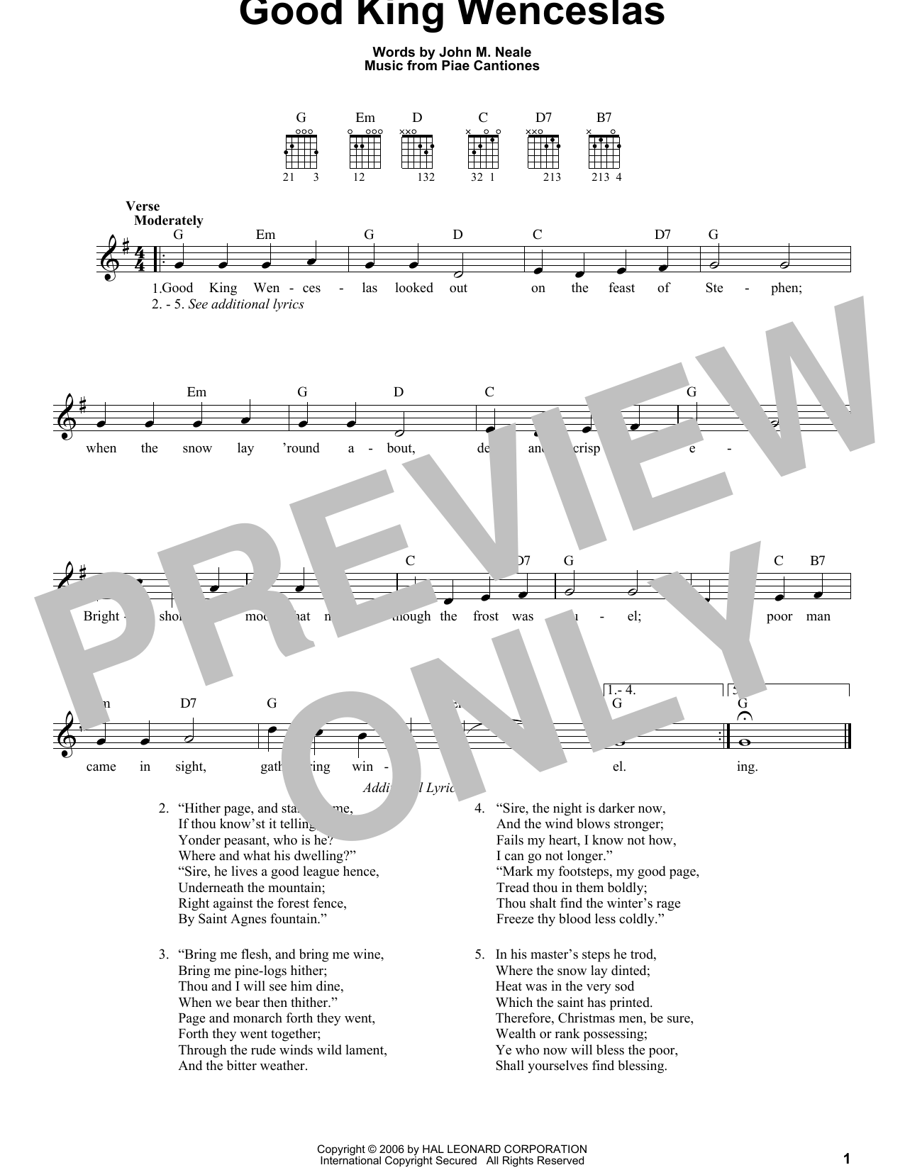 Product gallery: Page 1 of 1 Good King Wenceslas, John M. Neale