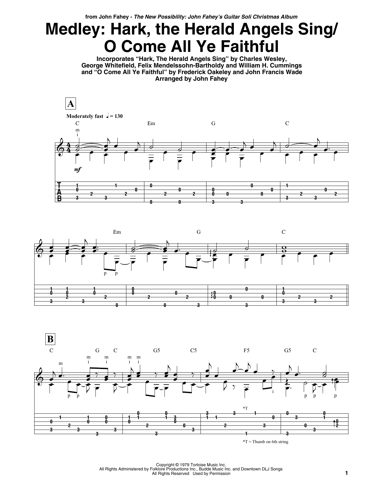 Produktbild zu: Hark, The Herald Angels Sing / O Come All Ye Faithful - Medley