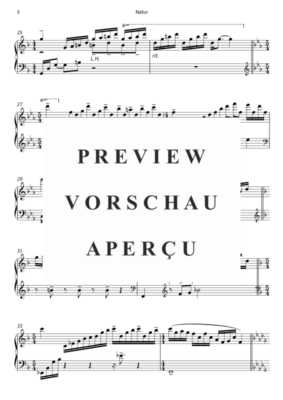 gallery: Natur - Romantische Melodien für Klavier, , Klavier Solo