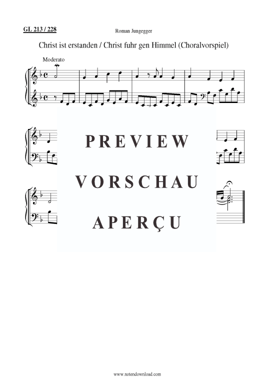 Product picture to: Christ ist erstanden (Choralvorspiel) Dr. Roman Jungegger