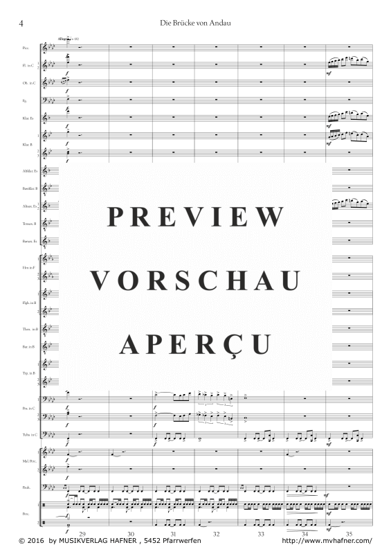 Product gallery: Page 9 of 11 Die Brücke von Andau, , (large wind orchestra)