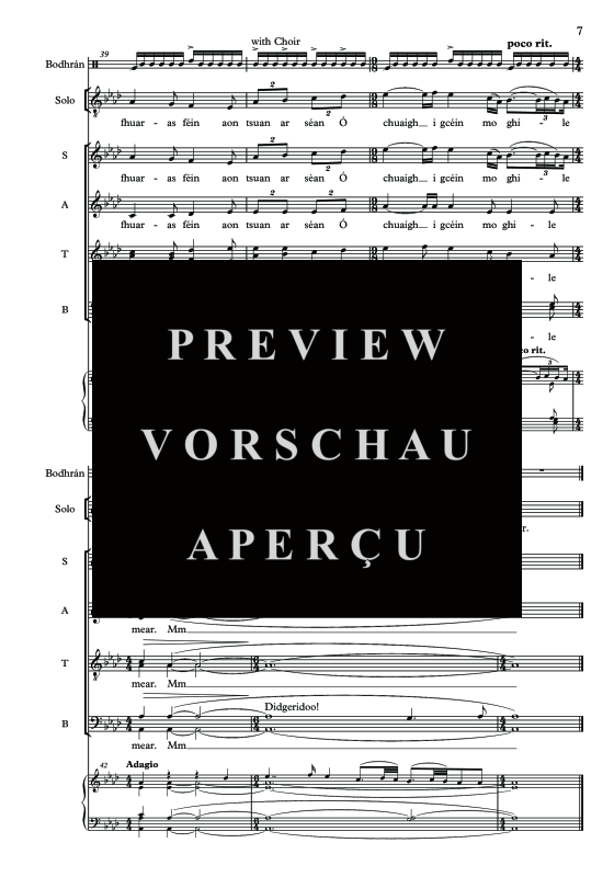 Produktgalerie: Seite 9 von 11 Mo Ghile Mear, , Tenor Solo, Gemischter Chor und Klavier