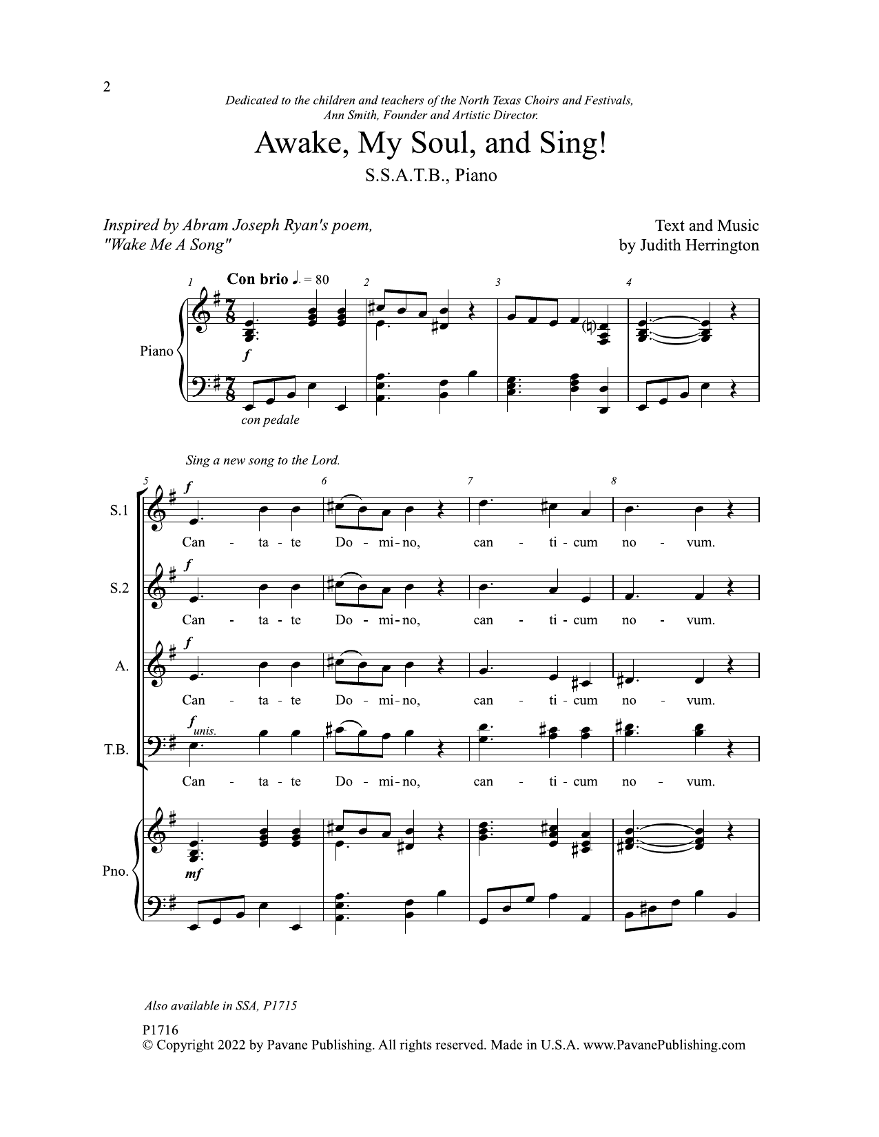 Product picture to: Awake, My Soul, and Sing!