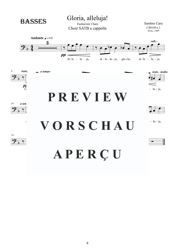 Produktgalerie: Seite 7 von 7 Gloria, alleluja, , Eucharistische Gesang Gemischter Chor