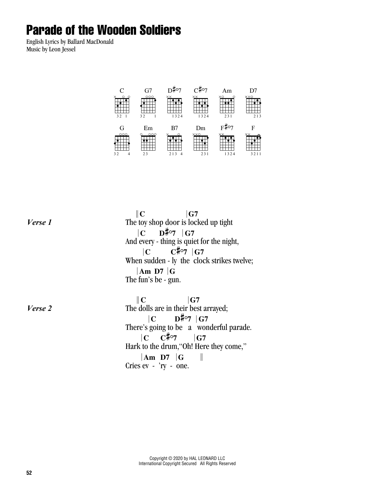 Produktbild zu: Parade Of The Wooden Soldiers