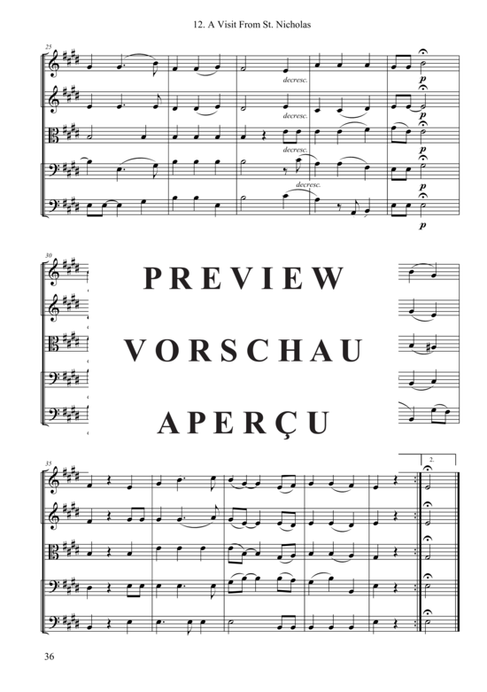 gallery: A Visit From St. Nicholas , , (Streicher Quintett)