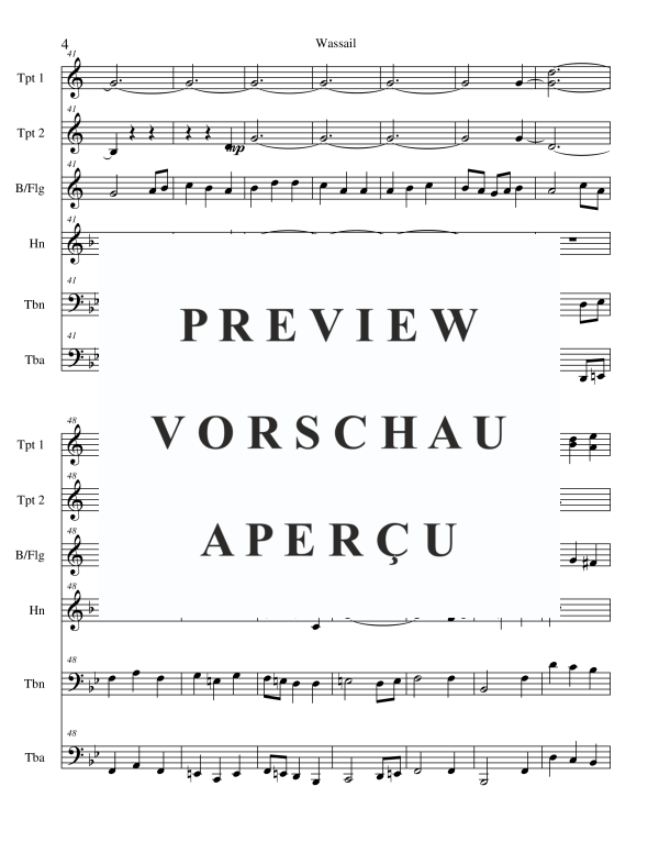 Produktgalerie: Seite 6 von 11 Wassail, , BlechblÀser Sextett