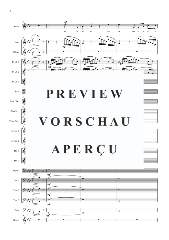 Produktgalerie: Seite 11 von 11 Salut demeure chaste et pure, , Solo Gesang und Concert Band