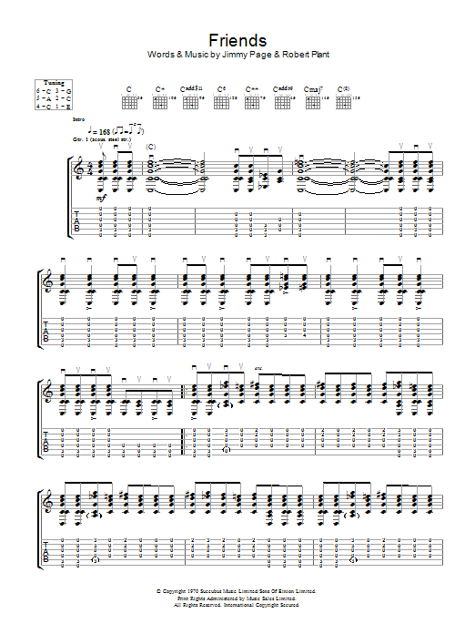 Produktgalerie: Seite 1 von 1 Friends, Led Zeppelin, Gitarre
