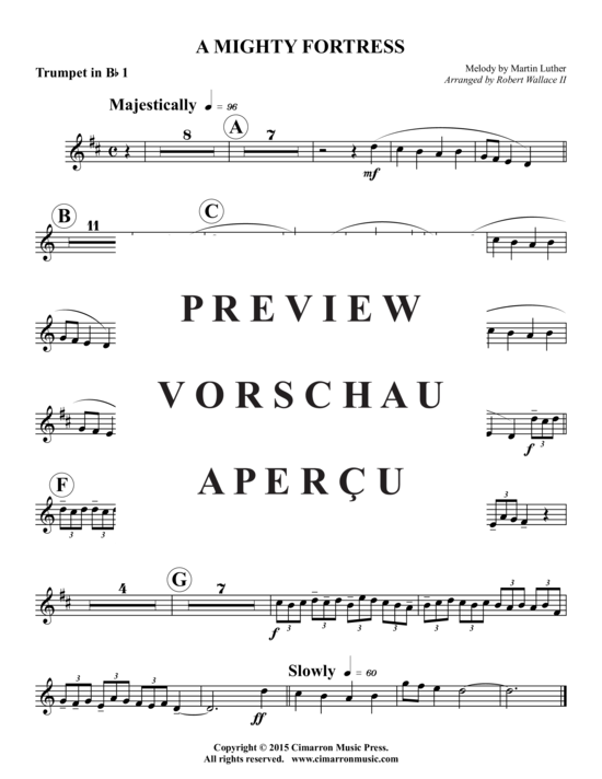 Produktgalerie: Seite 6 von 10 A Mighty Fortress , , (Blechbläser-Quintett)