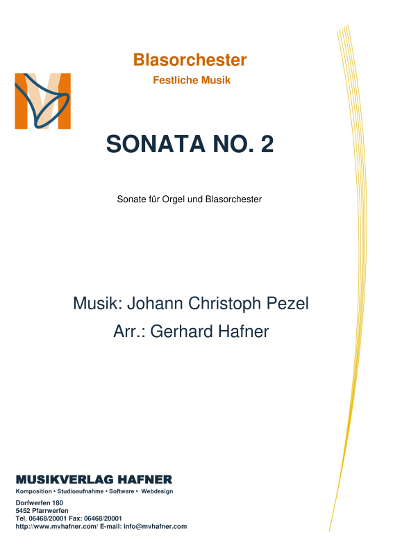 Product picture to: SONATA NO. 2Johann Christoph Pezel
