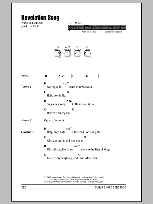 Produktgalerie: Seite 1 von 1 Revelation Song, Gateway Worship, Gitarre