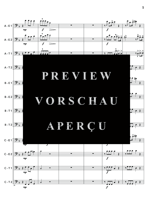 Produktgalerie: Seite 9 von 11 Canzon XVII, , (Tuba Ensemble EEEEEETTTTTT)