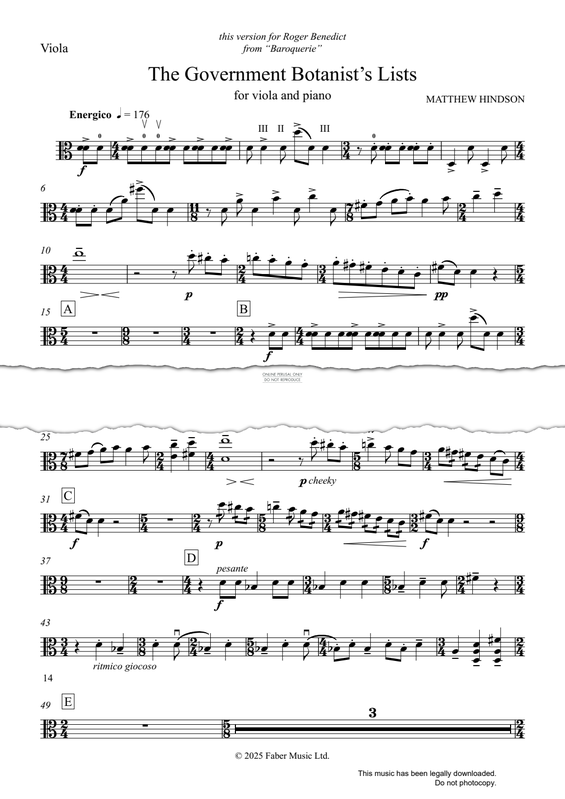 Product gallery: Page 1 of 1 The Government Botanist's Lists (from 'Baroquerie'), Matthew Hindson