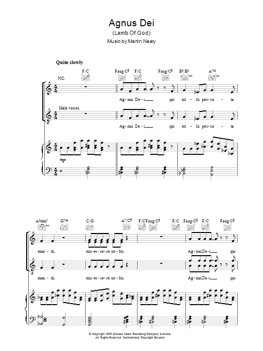 Product picture to: Agnus Dei (Lamb Of God)