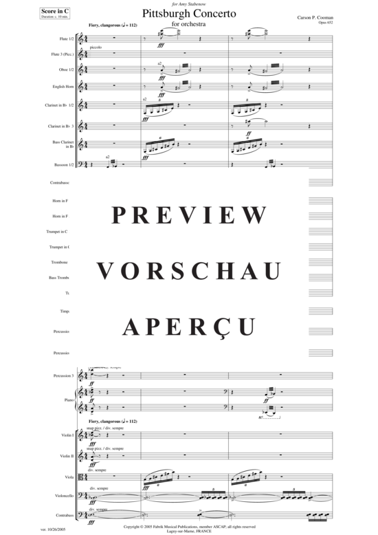 Product gallery: Page 4 of 21 Pittsburgh Concerto , , (orchestra)