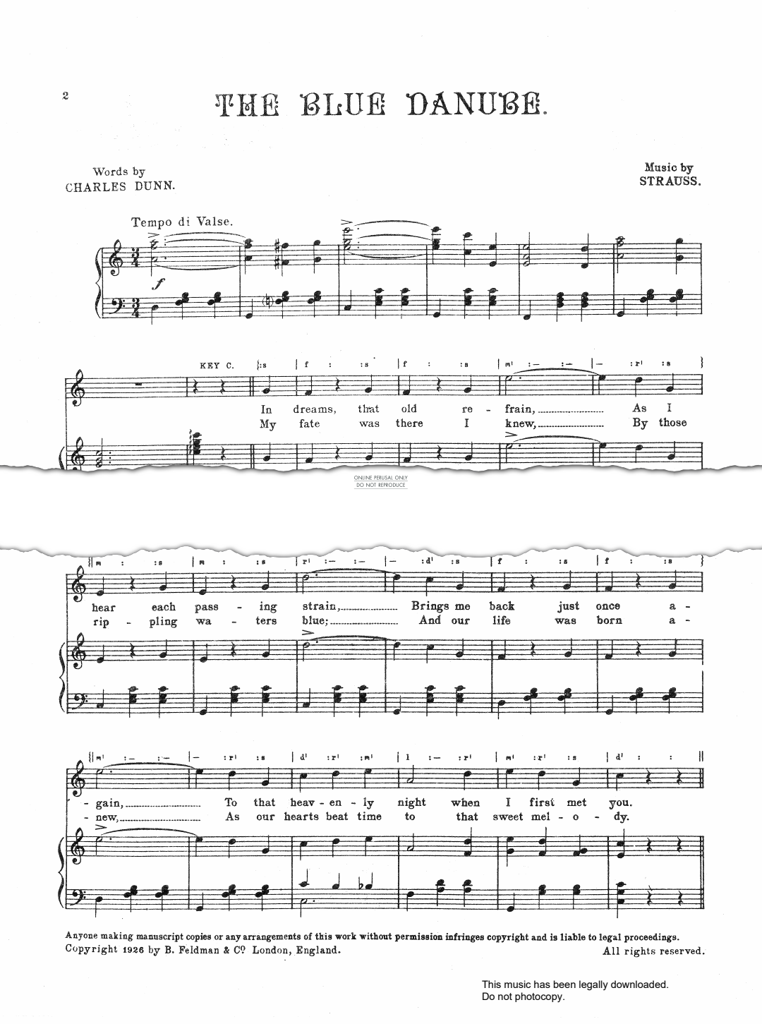 gallery: The Blue Danube, Johann Strauss