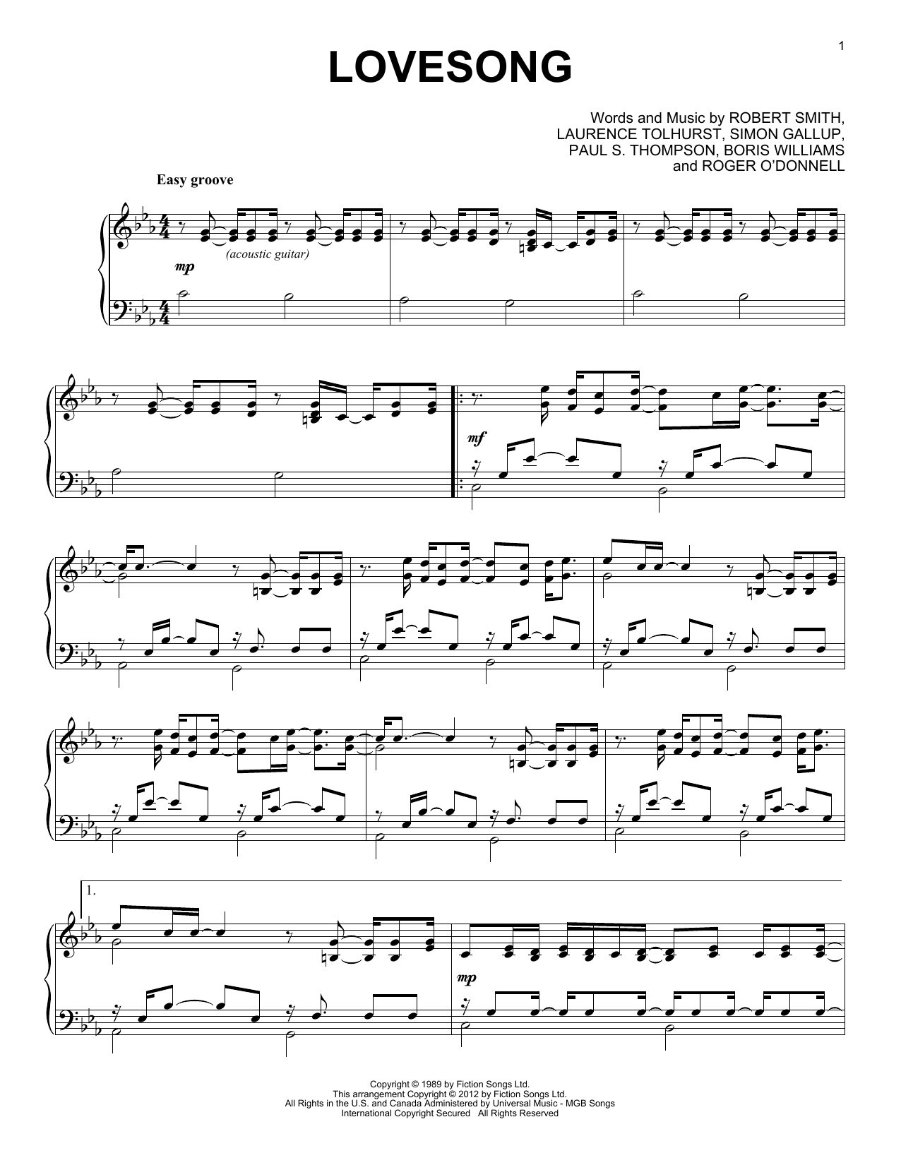 Product gallery: Page 1 of 1 Lovesong, Adele