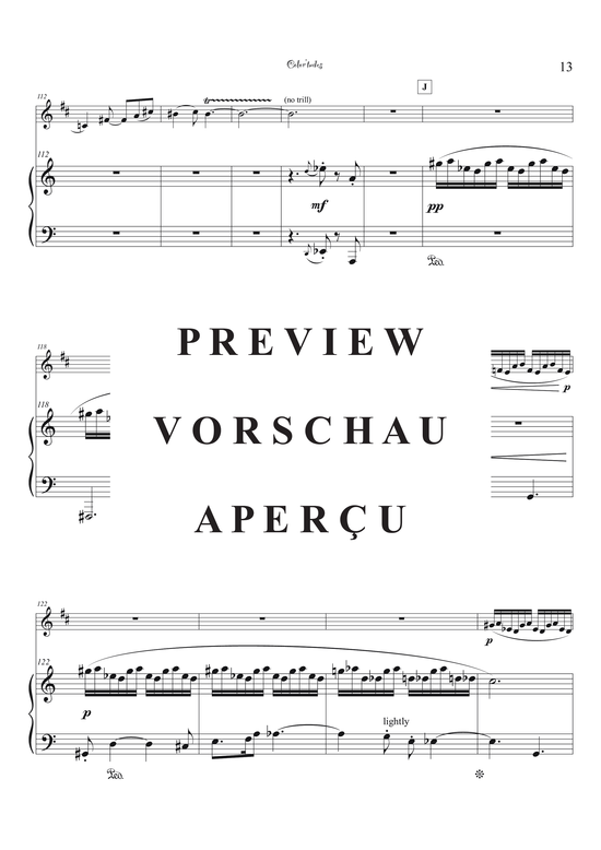 Product gallery: Page 16 of 44 Color´tudes - Five Attitudinal Colors , , (bass clarinet + piano)