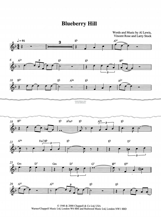 Product gallery: Page 1 of 1 Blueberry Hill, Fats Domino