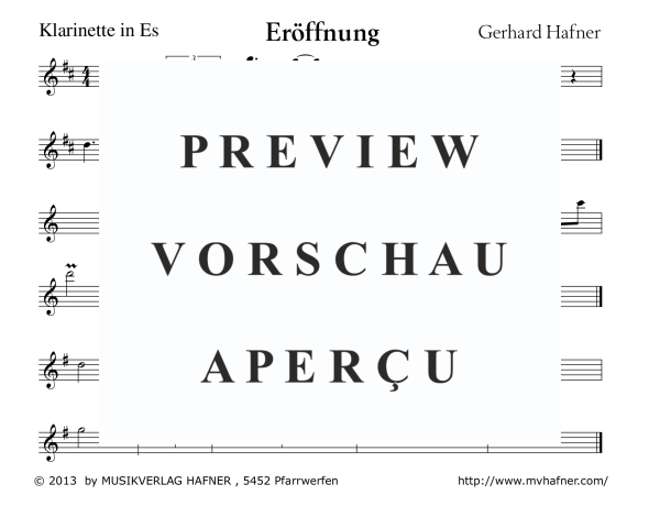 Product gallery: Page 8 of 11 Eröffnung - Präsentierstück - Anhang, , (large wind orchestra)