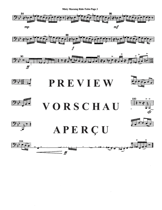 Produktgalerie: Seite 16 von 16 Misty Morning Ride , , (Tuba + Klavier)
