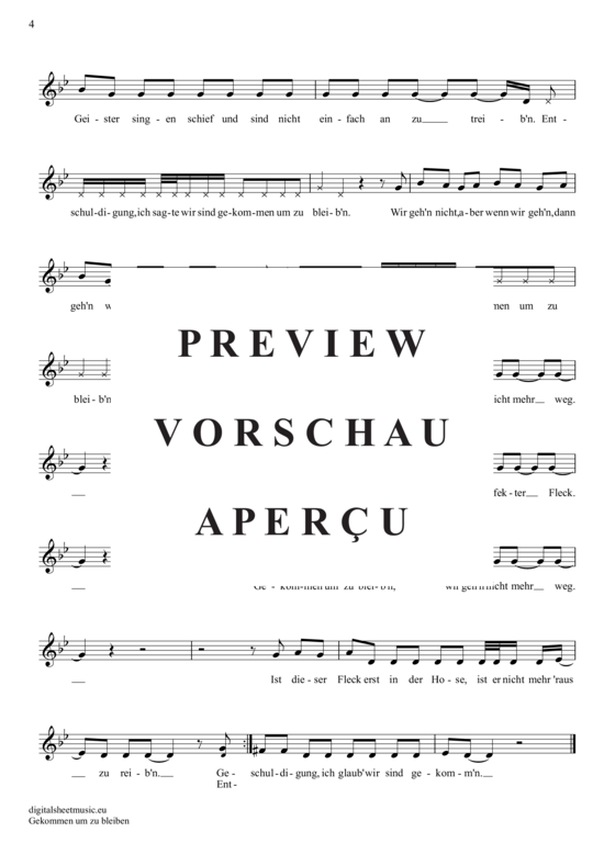 Product gallery: Page 5 of 5 Gekommen Um Zu Bleiben , Helden, Wir Sind, Clarinet in B-flat
