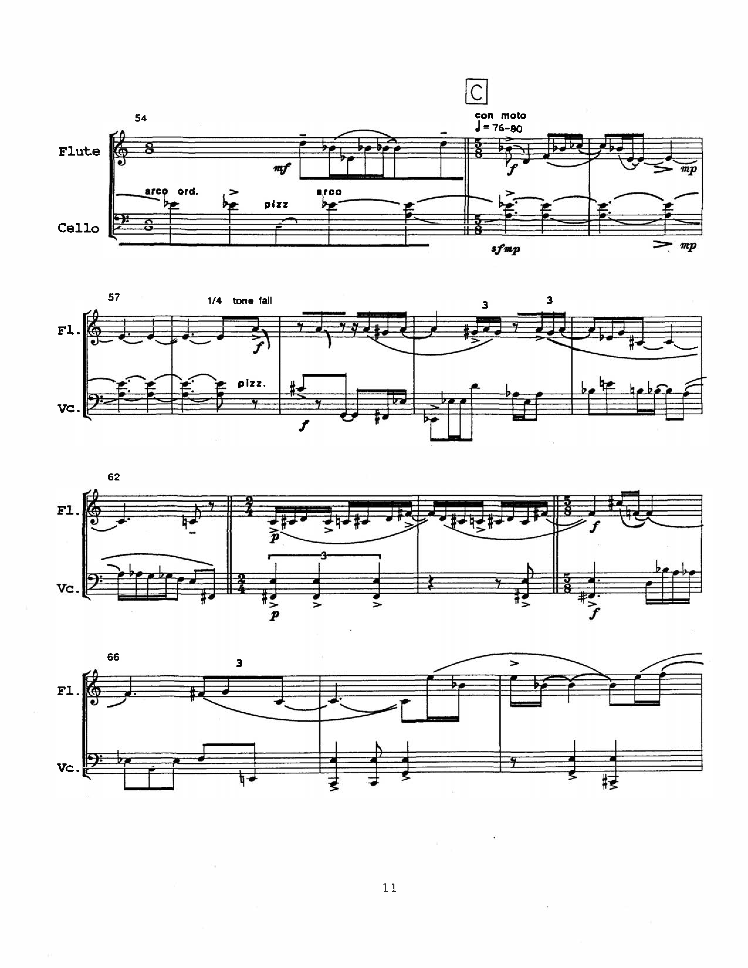 Product gallery: Page 13 of 21 Traces , , (flute, clarinet, bass clarinet, violin and cello)
