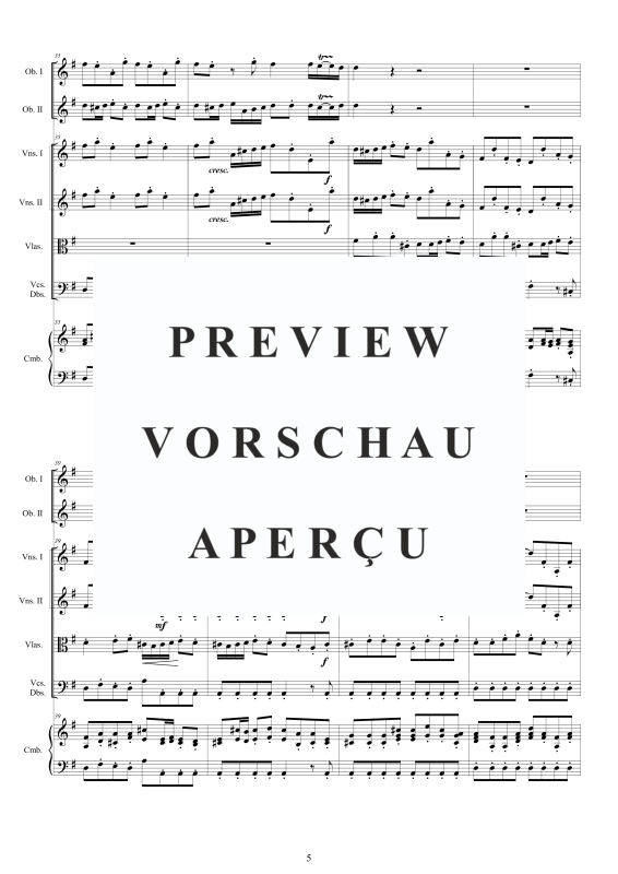 Produktgalerie: Seite 6 von 11 Concerto No.6 in G-Dur Op.9, , 2 Oboen Solo, Streicher Ensemble und Cembalo BC
