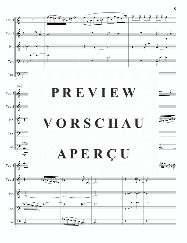 Produktgalerie: Seite 9 von 11 Bottoms Up, , (Blechbläser Quintett)