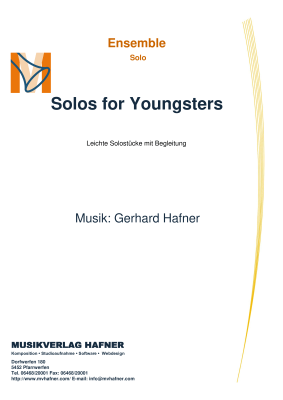 Product picture to: Solos for YoungstersGerhard Hafner