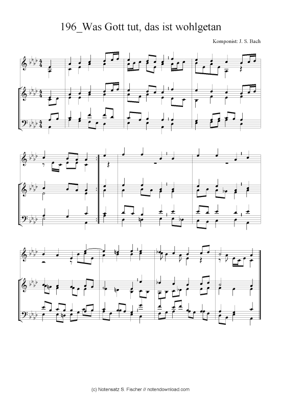 Produktbild zu: Was Gott tut, das ist wohlgetan J. S. Bach
