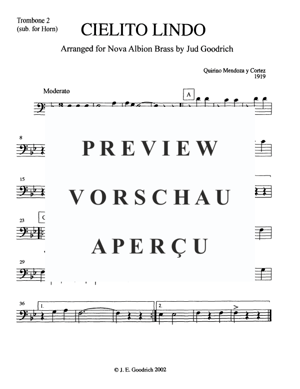 Produktgalerie: Seite 8 von 10 Cielito Linda, , Blechbläser Quintett