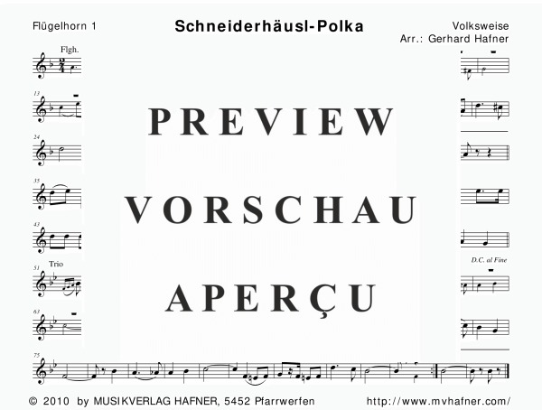 gallery: Schneiderhäusl-Polka, , (woodwind and brass)