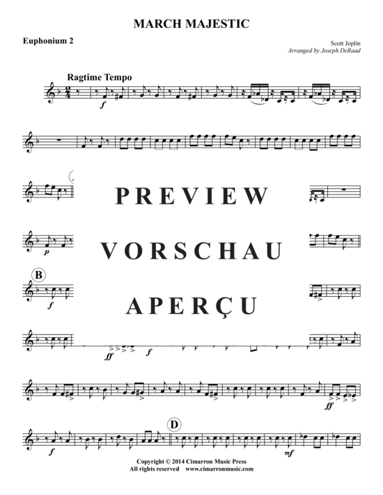 Product gallery: Page 12 of 17 Marsch Majestic , , (2x Baritone, 2x Tuba)