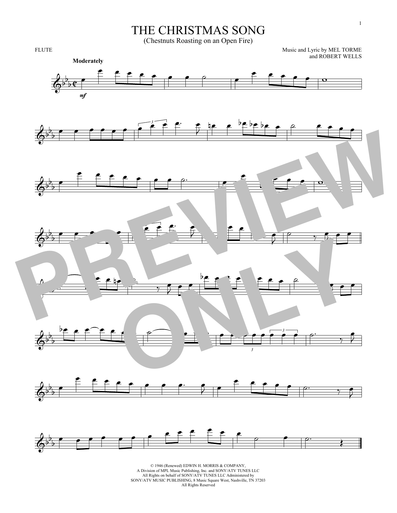 Product gallery: Page 1 of 1 The Christmas Song (Chestnuts Roasting On An Open Fire), Mel Tormé