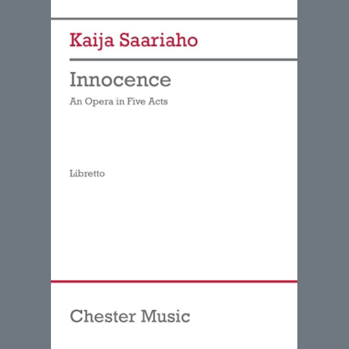 cover: Innocence (Libretto), Kaija Saariaho
