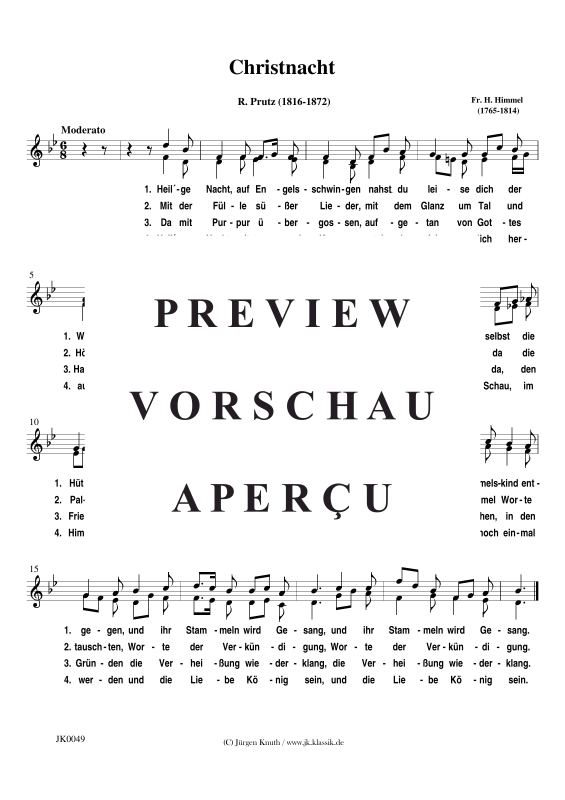 Product gallery: Page 3 of 4 Christnacht , , (piano + vocals)