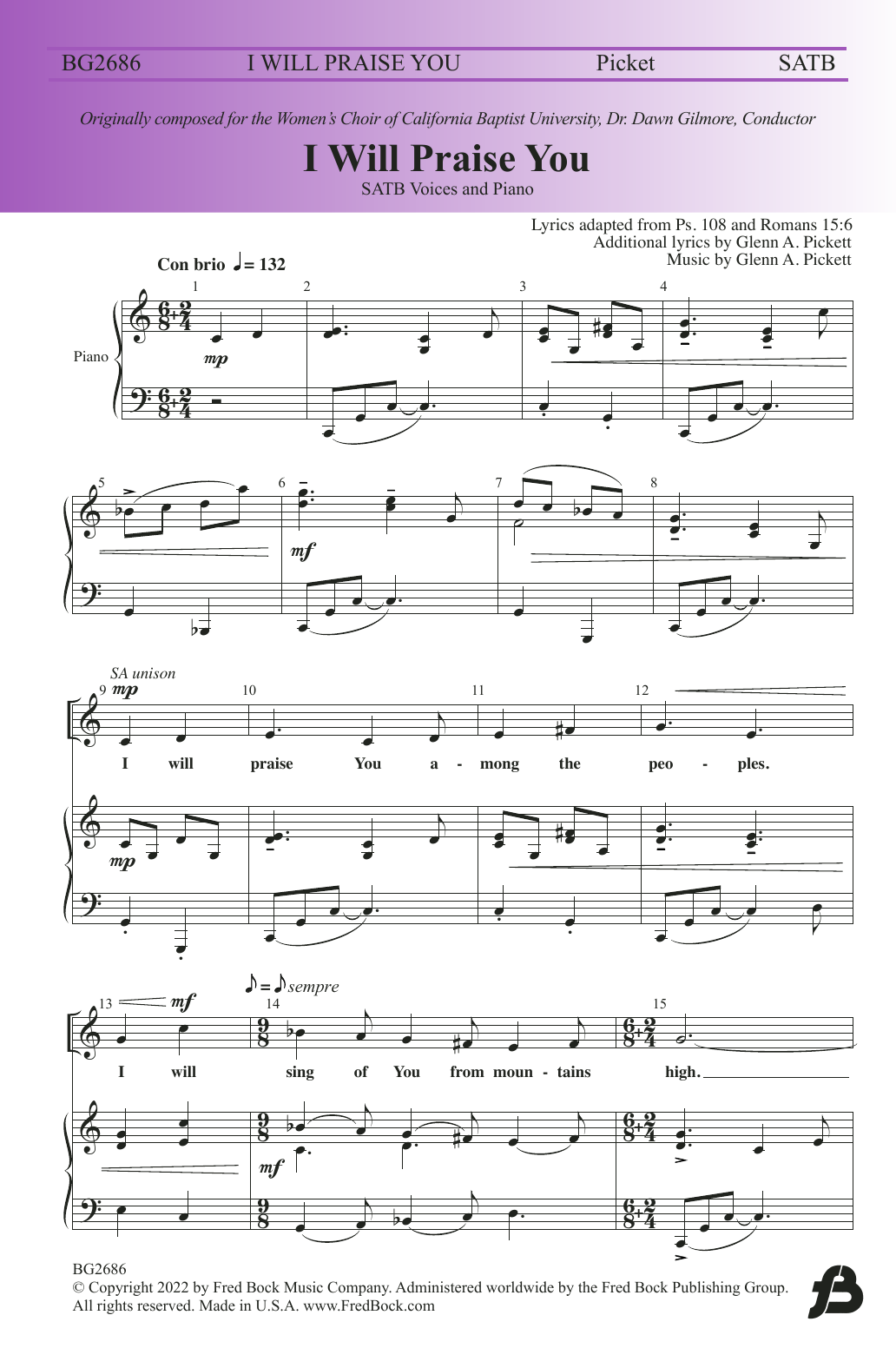 Produktbild zu: I Will Praise You