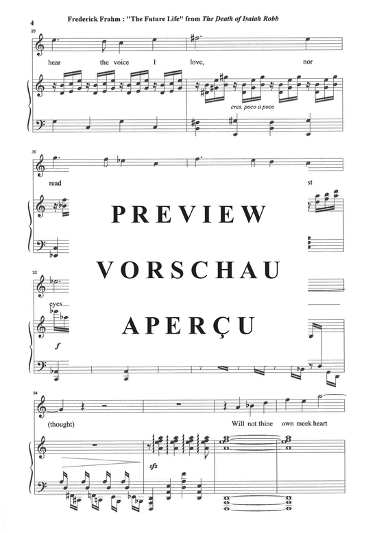 Product gallery: Page 5 of 14 The Future Life from The Death of Isaiah Robb , , (Mezzo-Sopran + Klavier)