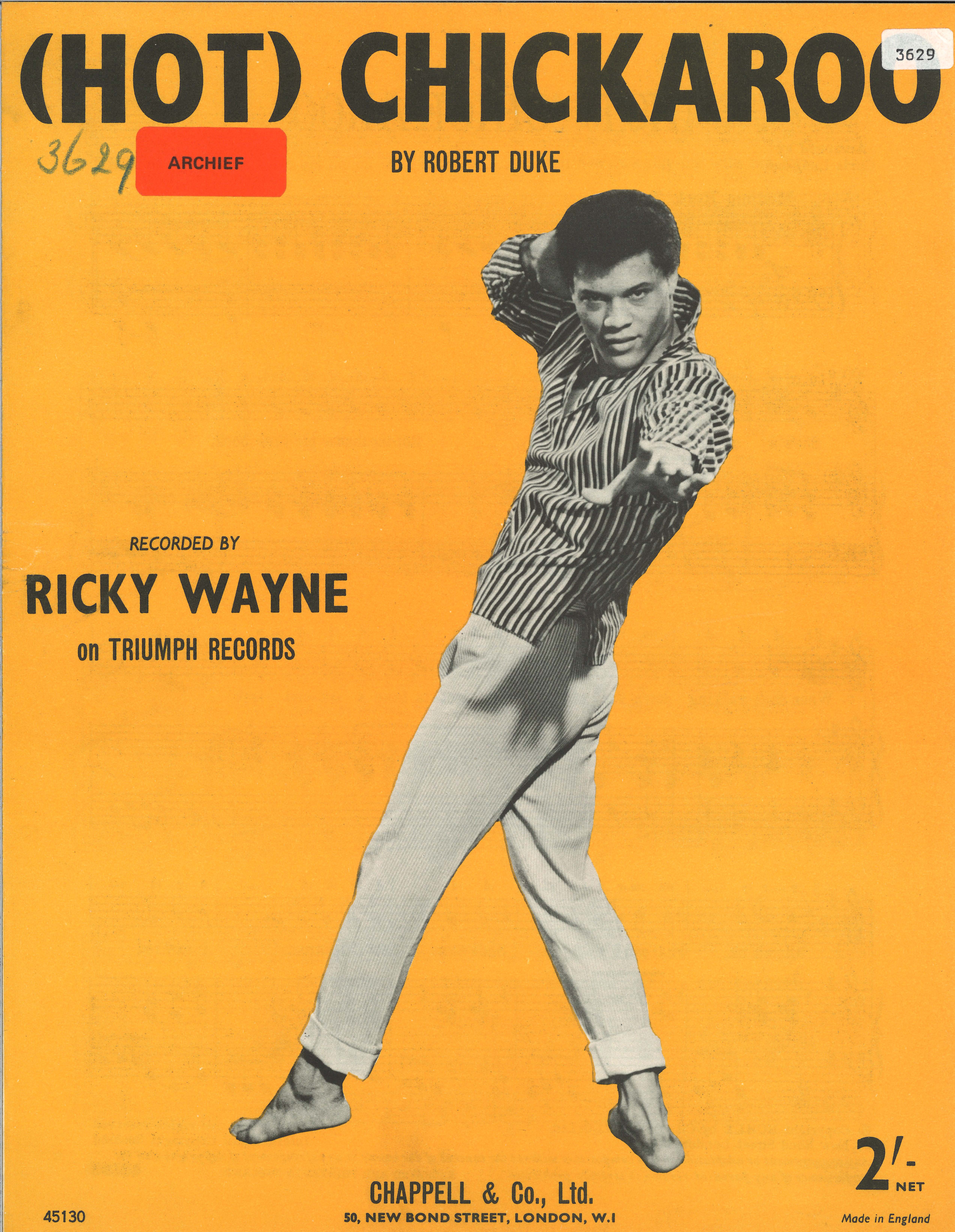 cover: (Hot) Chickaroo, Ricky Wayne, Gesang, Gitarre, Klavier