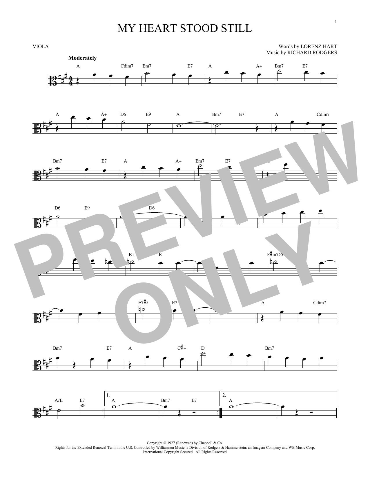 Product gallery: Page 1 of 1 My Heart Stood Still, Rodgers & Hart