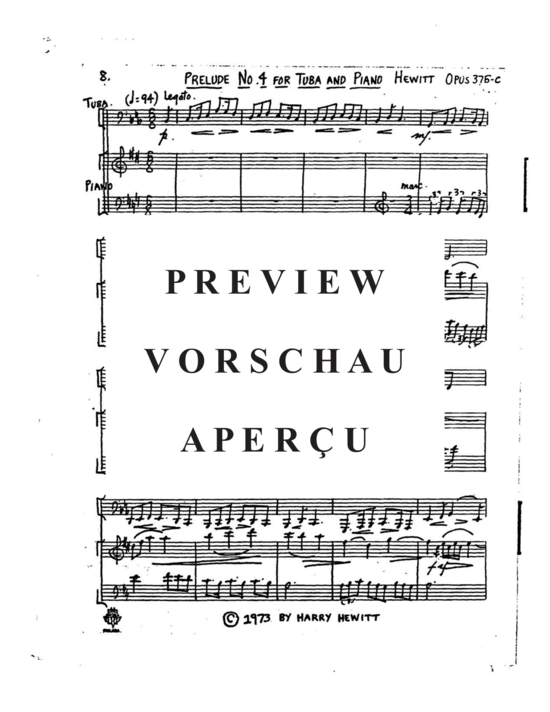 Produktgalerie: Seite 10 von 21 12 Preludes , , (Tuba + Klavier)